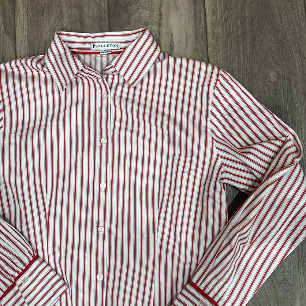 Women’s long sleeved button down by Pendleton